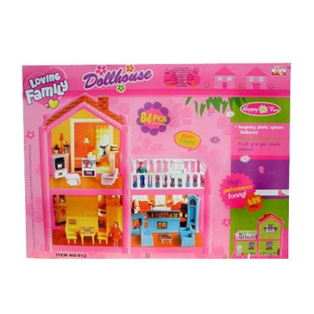 фото Кукольный домик 912 (84 детали)