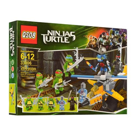 фото Детский конструктор 33006 Черепашки Ниндзя 263 детали