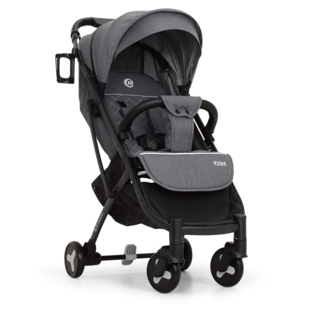 фото Коляска детская прогулочная M 3910-7 YOGA II книжка лен (серая)
