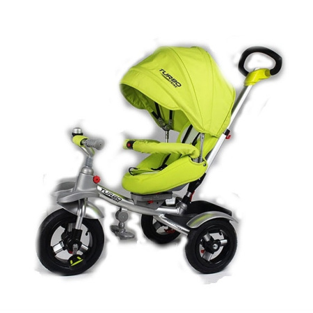 фото Прогулочный детский трехколесный велосипед ITRIKE М 3196-2А (салатовый)