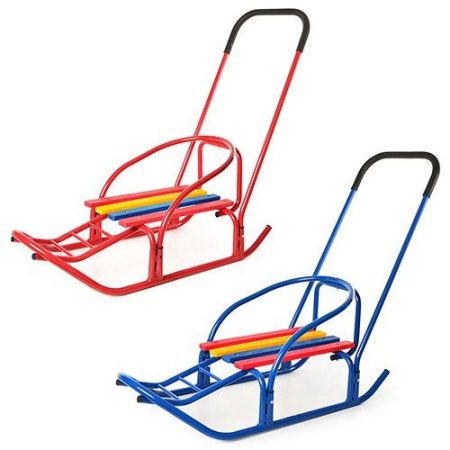 фото Детские санки MS 0487 с родительской ручкой