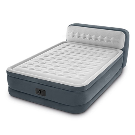 фото Надувная кровать со спинкой Intex 64448 встроенный насос