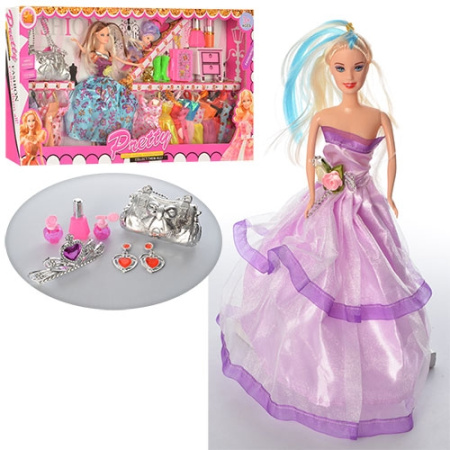 фото Кукла с нарядами и аксессуарами 628A1/A (28см)