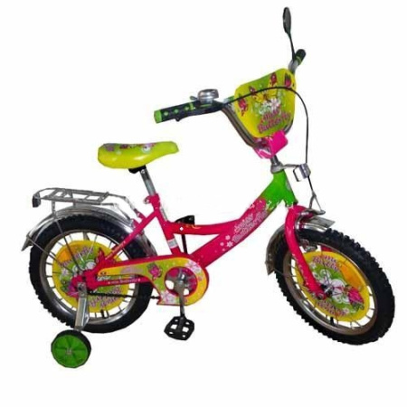 фото Велосипед двухколесный «Mis Buterfly» Profi 16” со вспомогательными, страховочными боковыми колесами от METR+ для девочек фото Велосипед двухколесный «Mis Buterfly» Profi 16” со вспомогательными, страховочными боковыми колесами от METR+ для девочек