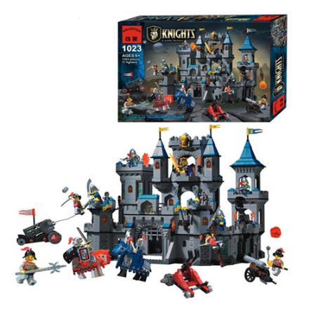 фото Детский конструктор Brick 1023 замок рыцарей (1393 детали)