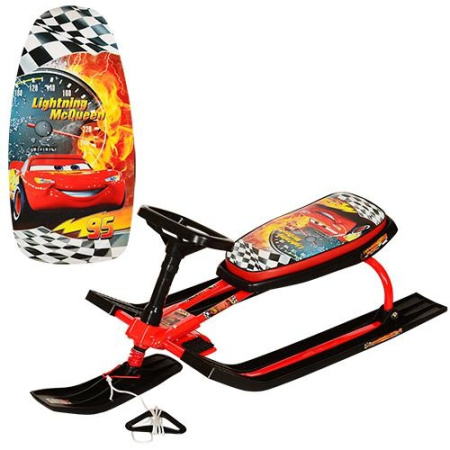 фото Детский снегокат MS 0507 Тачки с низкой рамой (красный)