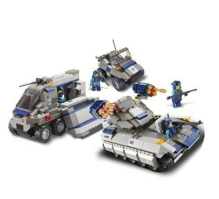 фото Детский игровой конструктор «Военный спецназ» (534 дет) SLUBAN 620015/M 38 B 0209 R
