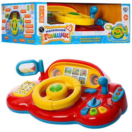 фото Детский автотренажер Маленький гонщик M 7318 U цвета цифры на укр языке