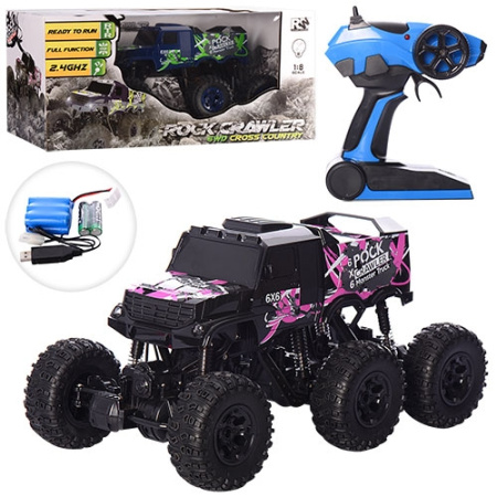 фото Джип с радиоуправлением 26612B амортизаторы надувные колеса (44см)