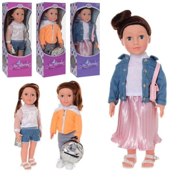 Интерактивная кукла LIMO TOY M 3955-56-58 UA на украинском языке (48 см)