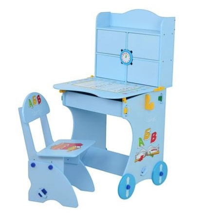 фото Парта W 118 на колесиках, с часами