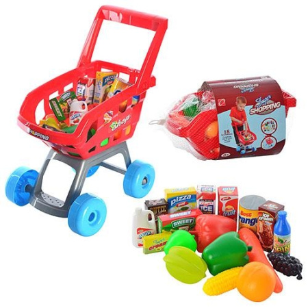 фото Тележка 668 C-1 с продуктами