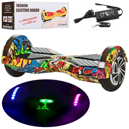 фото Смартвей JJ-13-15-2 с колесами 8 дюймов, свет (графити) фото Смартвей JJ-13-15-2 с колесами 8 дюймов, свет (графити)