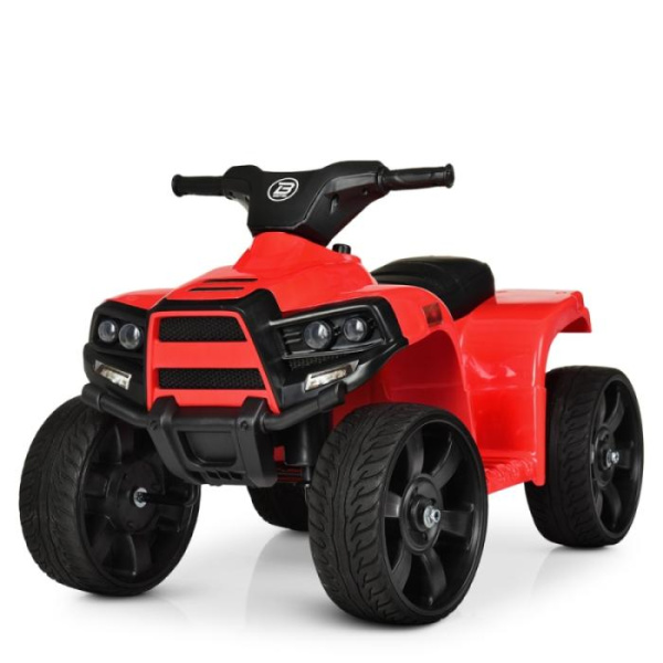 Детский квадроцикл Bambi M 3893EL-3 кожаное сиденье и колеса ЕВА (красный)
