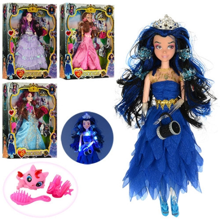 фото Шарнирная кукла Descends 8828 с кошкой и аксессуарами (30см)