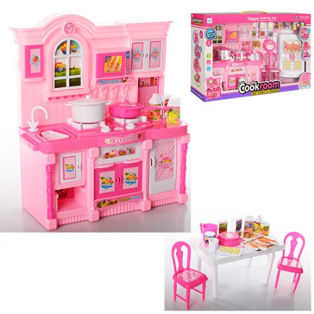 фото Кухня для куклы 5818-3B мебель с аксессуарами