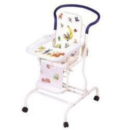 фото Детский стульчик для кормления HB 315 музыкальный на колесах