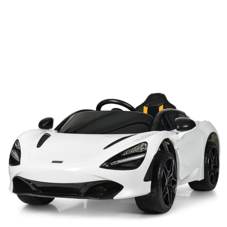 фото Детская машина McLaren M 4085EBLR-1 с кожаным сиденьем (белая) фото Детская машина McLaren M 4085EBLR-1 с кожаным сиденьем (белая)