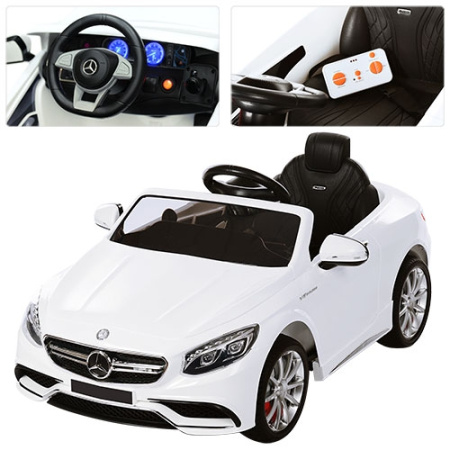 фото Электромобиль для детей машина Mercedes M 2797EBR-1 колеса EVA (белый) фото Электромобиль для детей машина Mercedes M 2797EBR-1 колеса EVA (белый)