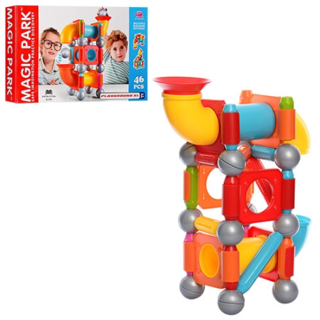 фото Детский конструктор QF8111E магнитный (46 деталей)