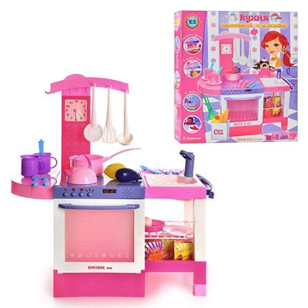 фото Детский игровой набор «Кухня 012» с посудкой, аксессуарами и звуками