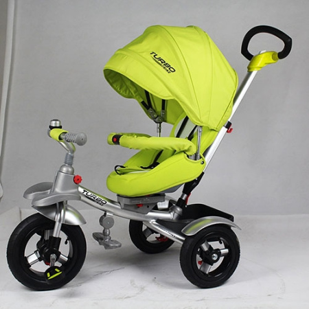 фото Детский трехколесный велосипед Turborike M 3196-2A сидение поворачивается (салатовый)