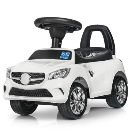 фото Детская каталка-машинка-толокар Bambi Mercedes M 3147C(MP3)-1 с музыкой MP-3 (белая)