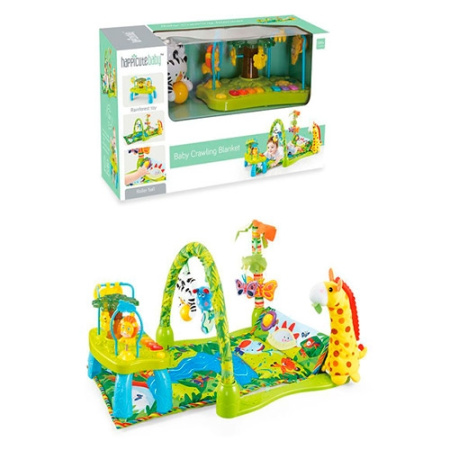 фото Развивающий коврик для младенца JDL555-21 с игровым столиком (есть небольшой брак)