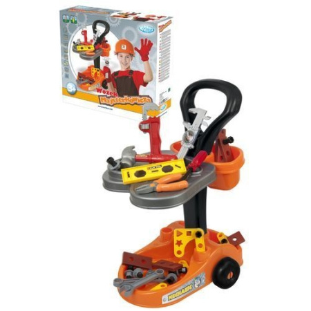 фото Набор инструментов Mochtoys 10316 тележка