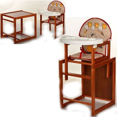 фото Стульчик – столик для кормления Vivast MV-013-31-1 (бегемот бежевый)