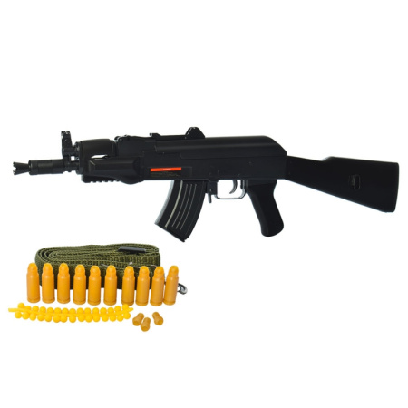 фото Детский игрушечный автомат 2047B с мягкими и пластиковыми пулями (70 см)