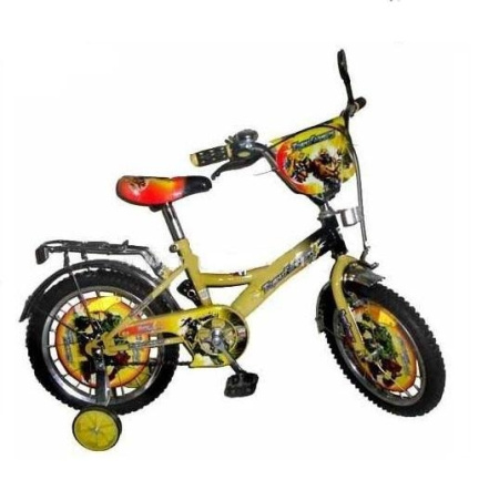 фото Двухколесный велосипед Profi 12 Трансформеры со вспомогательными боковыми колесами