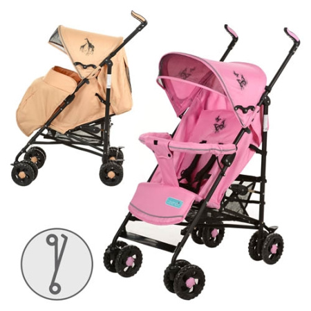 фото Детская прогулочная коляска Bambi 1109-8-13 с чехлом на ножки