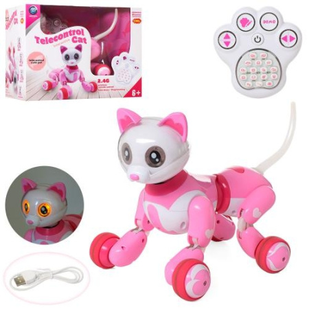 фото Кошка с радиоуправлением SF21616 интерактивная ездит танцует (28см)