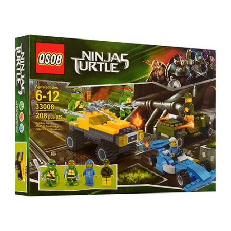 фото Детский конструктор Черепашки Ниндзя 33008 (208 деталей)
