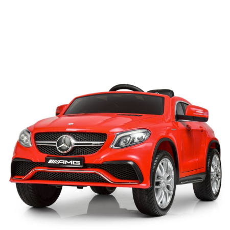фото Детский электроджип Mercedes GLE 63 AMG M 4146EBLR-3 мягкие колеса и кожаное сиденье (красный) фото Детский электроджип Mercedes GLE 63 AMG M 4146EBLR-3 мягкие колеса и кожаное сиденье (красный)