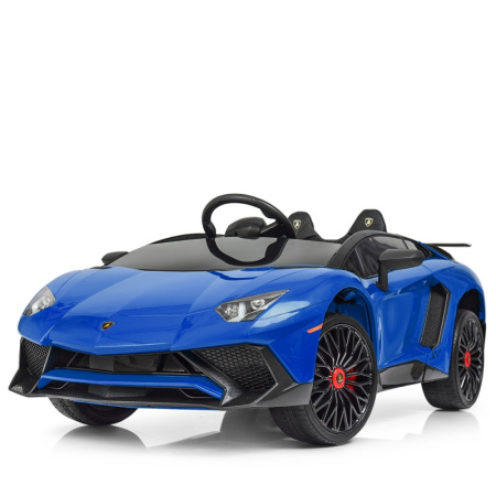 фото Детский спортивный электромобиль Lamborghini M 3903EBLR-4 с радиоуправлением (синий) фото Детский спортивный электромобиль Lamborghini M 3903EBLR-4 с радиоуправлением (синий)