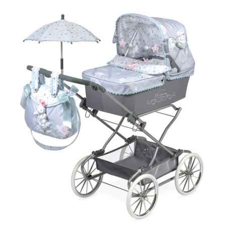 фото Ретро коляска для кукол DeCuevas 82029 сумка корзина зонт