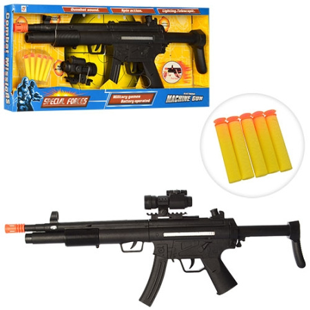 фото Автомат с мягкими пулями 0105A вибро, звук, свет