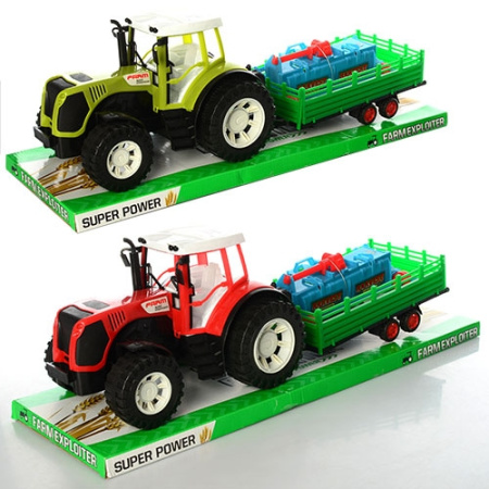 фото Трактор 0488-218 инерционный с прицепом