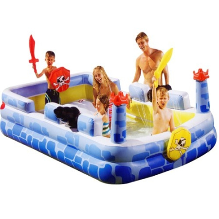 фото Детский надувной игровой центр Крепость Intex 57463