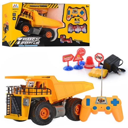 фото Самосвал на радиоуправлении 0115 поднимает и опускает ковш