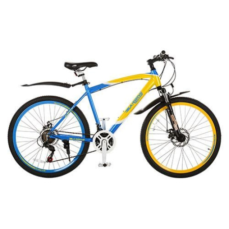 фото Велосипед 26 дюймов Ukraine Style Expert 26UKR-1 (желто-голубой)