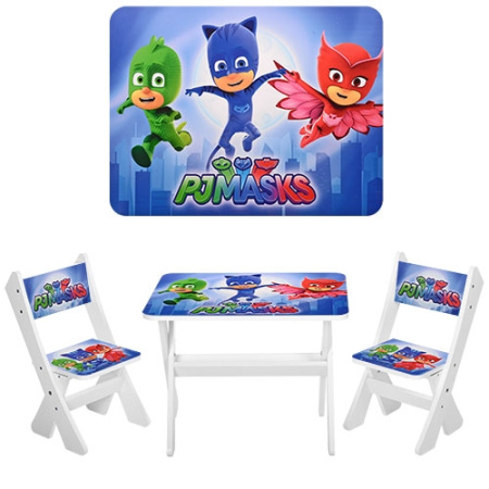 фото Столик со стульчиками для детей М 2100-03 (белый)