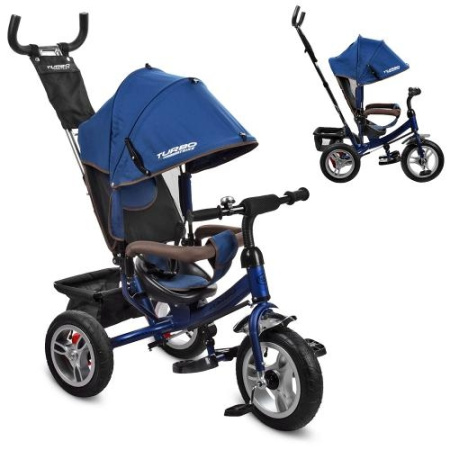 фото Трехколесный колясочный велосипед ITRIKE M 3113A-11 (темно-синий)