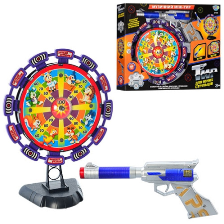 фото Тир LimoToy 274679 R/2168 пистолет с мишенью