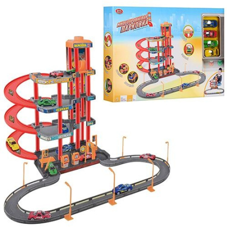 фото Детская парковка PlaySmart 0964 четырехэтажная