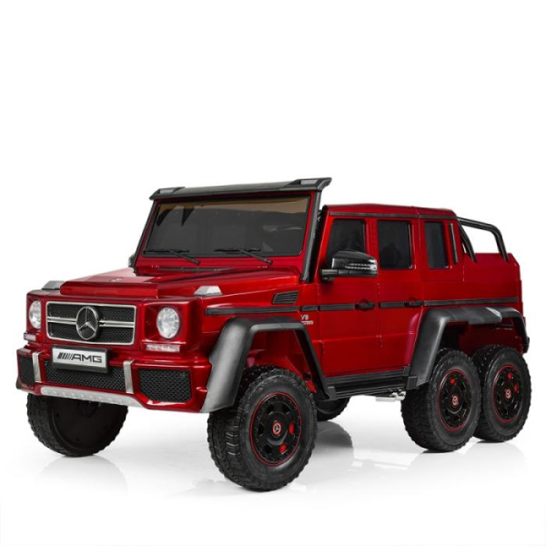 Детский джип Mercedes G63 AMG M 3971EBLRS-3 шесть колес и автокраска (красный)