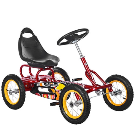 фото Детский педальный карт Bambi M 1698-3 надувные колеса (красный) фото Детский педальный карт Bambi M 1698-3 надувные колеса (красный)