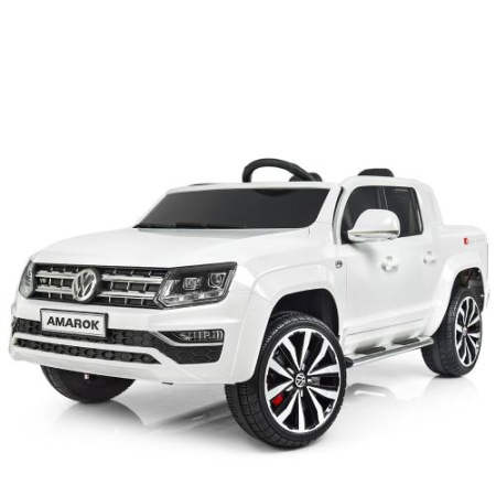 фото Детский джип Volkswagen Amarok M 3894EBLR-1 полный привод кожаный руль и сиденье (белый) фото Детский джип Volkswagen Amarok M 3894EBLR-1 полный привод кожаный руль и сиденье (белый)